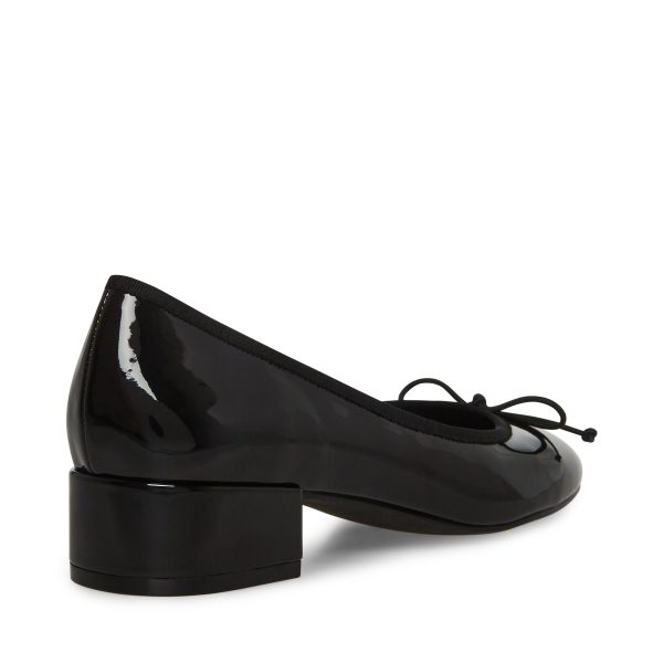 CHERISH BLACK PATENT HEELS For Cheap