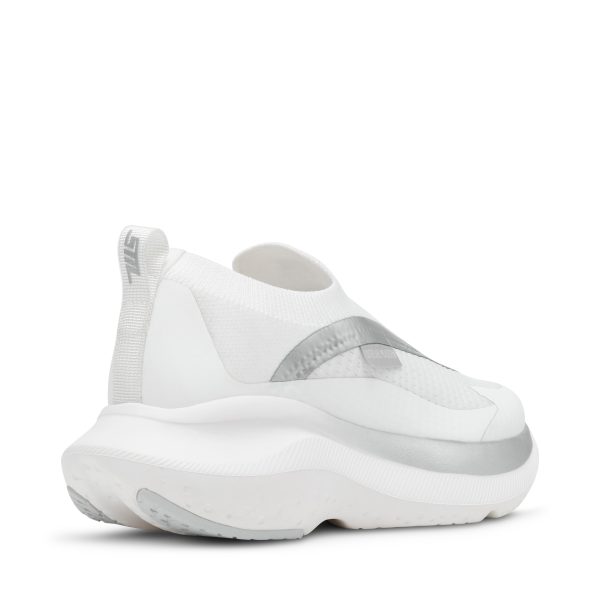 ELEVATE 6 WHITE SILVER SNEAKERS For Cheap