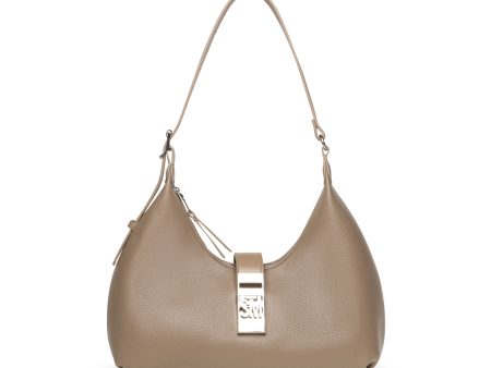 BOVIE TAUPE SHOULDER BAG Hot on Sale