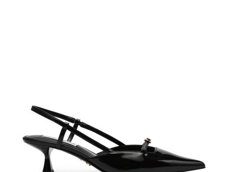 LIVY BLACK PATENT HEELS Online Hot Sale