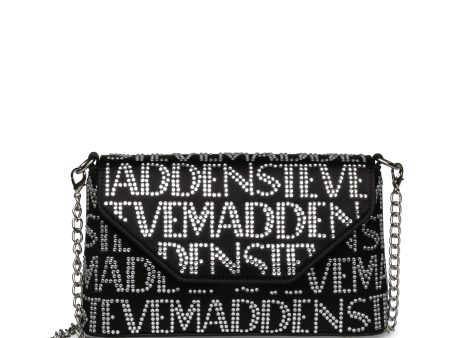 BMADDEN BLACK SILVER CLUTCH Online Sale