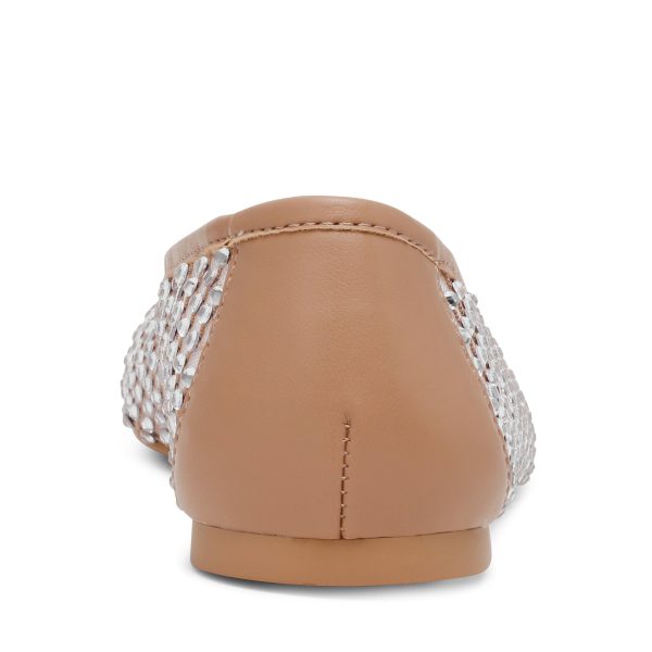 AUDEN TAN MESH FLATS Sale