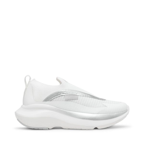 ELEVATE 6 WHITE SILVER SNEAKERS For Cheap