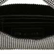 BSHIRI BLACK SILVER SHOULDER BAG For Discount