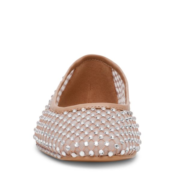 AUDEN TAN MESH FLATS Sale