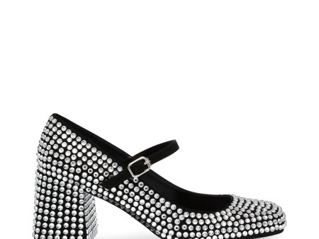 PEP TALK-R RHINESTONE HEELS Hot on Sale