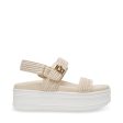 PIT-STOP BONE RAFFIA SANDALS Fashion