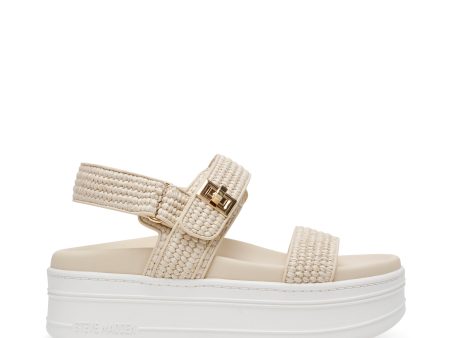 PIT-STOP BONE RAFFIA SANDALS Fashion