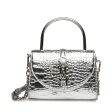 BEILISH SILVER TOP HANDLE BAG Online now