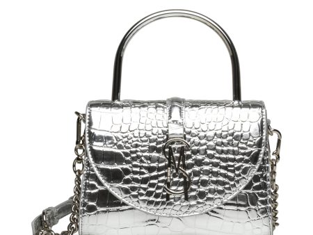 BEILISH SILVER TOP HANDLE BAG Online now