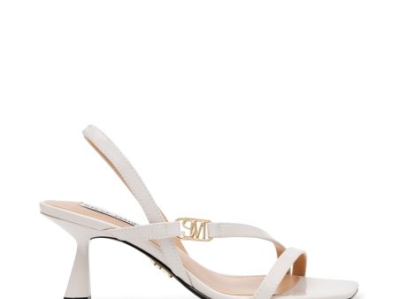 INFUZER WHITE PATENT HEELS Cheap