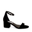 IRENEE BLACK SUEDE HEELS Sale