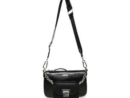 BNAIM-R BLACK SILVER CROSSBODY BAG Fashion