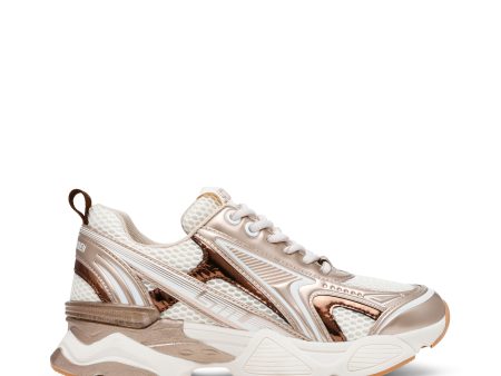 SPEEDSTER-E SILVER GOLD CRM SNEAKERS Online now