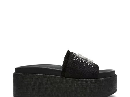 BUNJEE BLACK SANDALS Hot on Sale