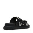 OUTCAST BLACK ACTION LEATHER SANDALS Sale