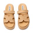 BIGMISSILE NATURAL RAFFIA SANDALS Online now