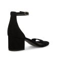 IRENEE BLACK SUEDE HEELS Sale