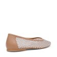 AUDEN TAN MESH FLATS Sale