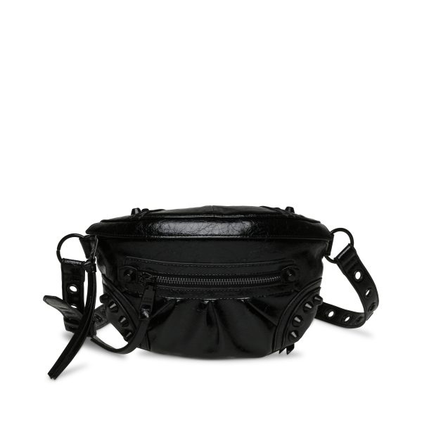 BVINA BLACK BLACK BELT BAG For Cheap