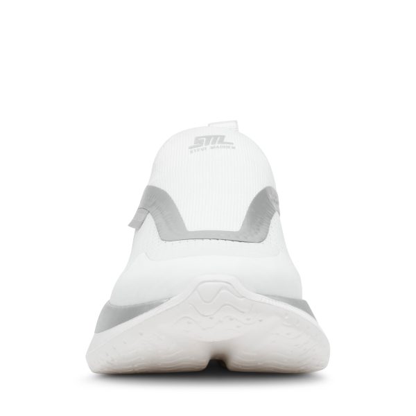 ELEVATE 6 WHITE SILVER SNEAKERS For Cheap