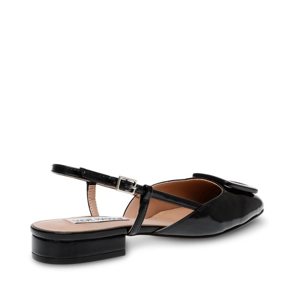 BELARI BLACK PATENT FLATS Online Sale