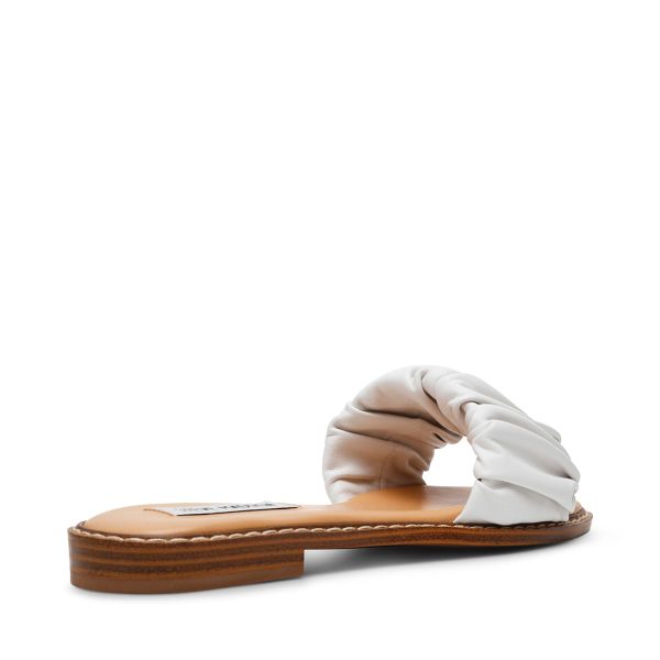 STOCKTON WHITE LEATHER SANDALS Fashion