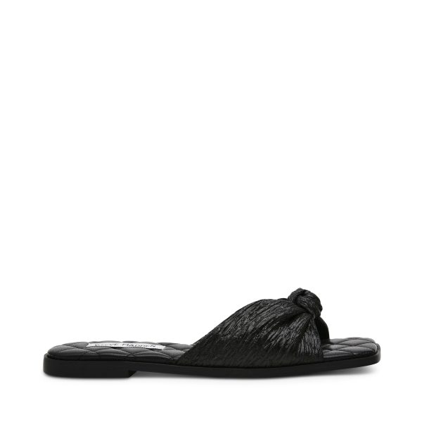 HUDSYN BLACK SANDALS Cheap