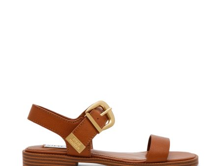 ISLANDER COGNAC LEATHER SANDALS Online Sale