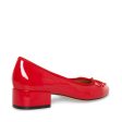 CHERISH RED PATENT HEELED FLATS Supply