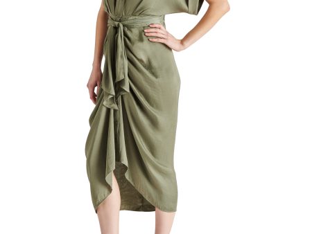 TORI DRESS DUSTY OLIVE Online