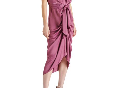 TORI DRESS ROYAL PLUM on Sale