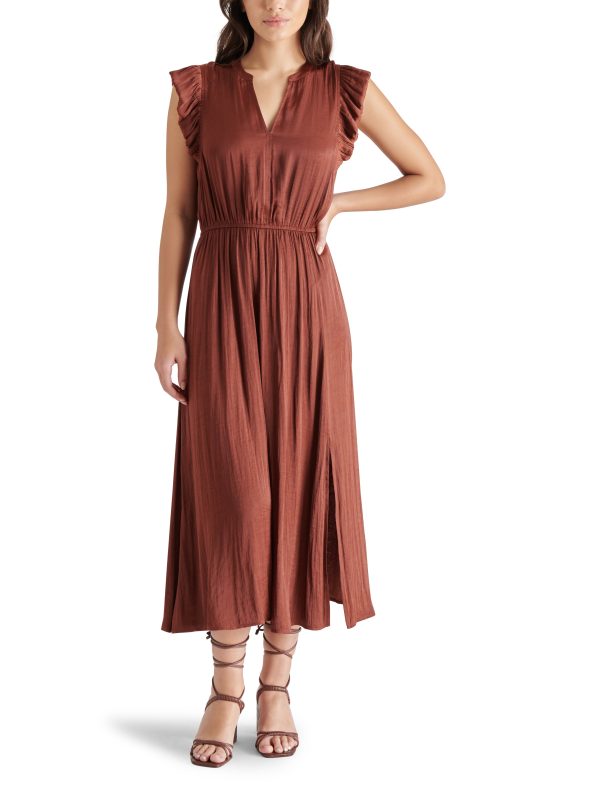 ALLEGRA DRESS CINNAMON Supply