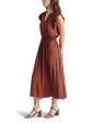 ALLEGRA DRESS CINNAMON Supply