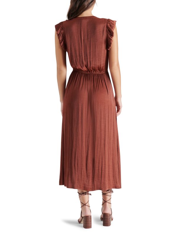 ALLEGRA DRESS CINNAMON Supply