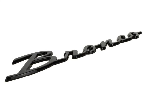 Ford Racing 21-24 Bronco Classic Script Fender Badge Kit - Gloss Black on Sale