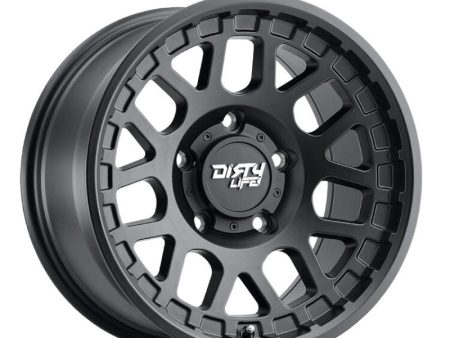 Dirty Life 9306 Mesa 17x9   6x139.7 BP   0mm Offset   106mm Hub Matte Black Wheel Online Sale