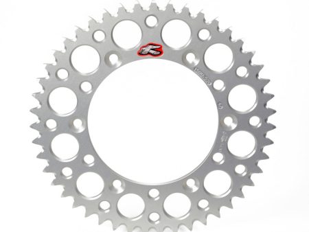 Renthal 99-24 Yamaha YZ125-450  WR250-450 Rear Grooved Sprocket - Silver 520-42P Teeth Online now