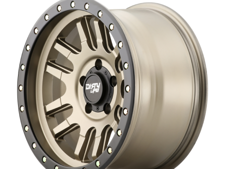 Dirty Life 9309 Canyon Pro 17x9 5x150 BP 0mm Offset 110mm Hub Satin Gold Wheel - Beadlock Cheap