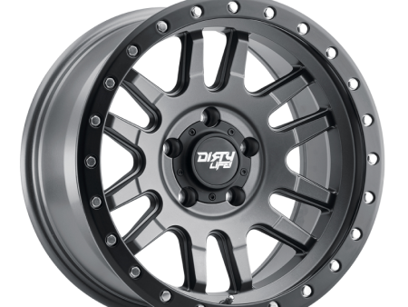 Dirty Life 9309 Canyon Pro 17x9 6x139.7 BP -12mm Offset 106mm Hub Satin Graphite Wheel - Beadlock Sale