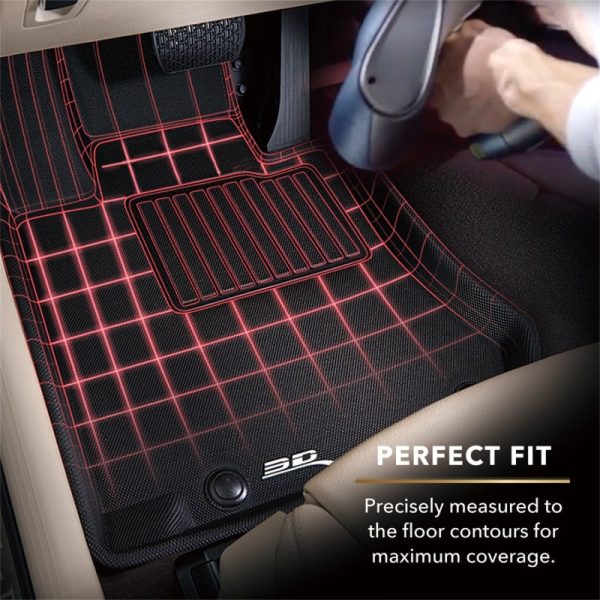 3D MAXpider 2019-2023 Genesis G70 AWD Kagu 1st Row Floormat - Black Online Sale