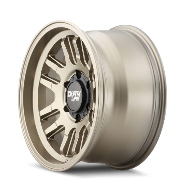 Dirty Life 9310 Canyon 17x9   6x139.7 BP   -12mm Offset   106mm Hub Satin Gold Wheel Online Sale