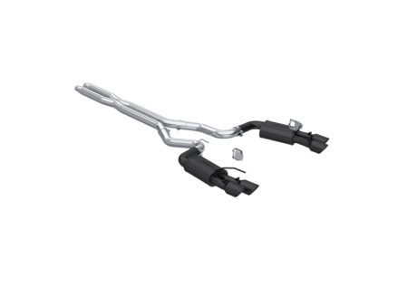 MBRP 2024 Ford Mustang GT 5.0L 3in Cat-Back Dual Split Rear - Quad Black Tips Online Hot Sale