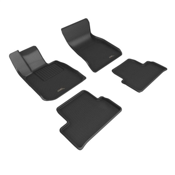 3D MAXpider 22-23 BMW i4 (G2 6) R1 R2 Floor Mat - Kagu Black Online Hot Sale