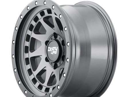 Dirty Life 9311 Enigma Pro 17x9 5x127 BP -12mm Offset 71.5mm Hub Satin Graphite Wheel - Beadlock Online