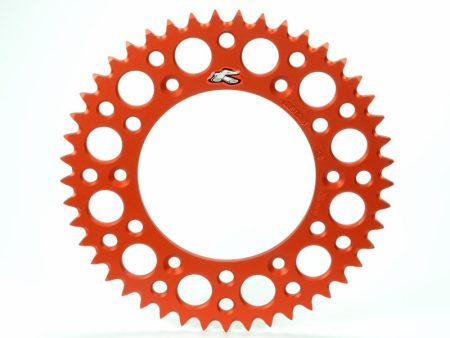 Renthal 03-10 KTM 65 SX Rear Grooved Sprocket- Orange 420-50P Teeth Discount