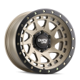 Dirty Life 9311 Enigma Pro 17x9 8x165.1 BP -12mm Offset 130.8mm Hub Satin Gold Wheel - Beadlock Fashion