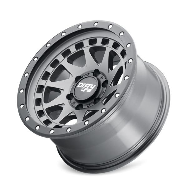 Dirty Life 9311 Enigma Pro 17x9 5x127 BP -12mm Offset 71.5mm Hub Satin Graphite Wheel - Beadlock Online