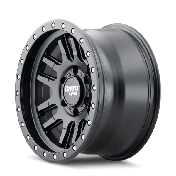 Dirty Life 9309 Canyon Pro 17x9 5x127 BP -12mm Offset 71.5mm Hub Matte Black Wheel - Beadlock Online