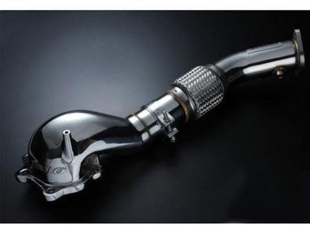 Tomei 3  Widemouth Downpipe | 2008-2015 Mitsubishi Evo X (TB6060-MT02A) on Sale